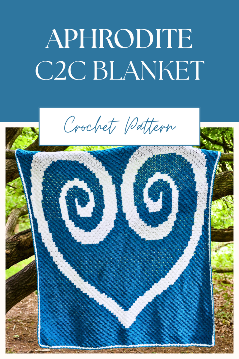 Aphrodite C2C crochet blanket
