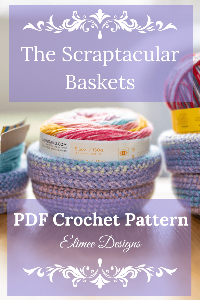 Scraptacular crochet basket pattern