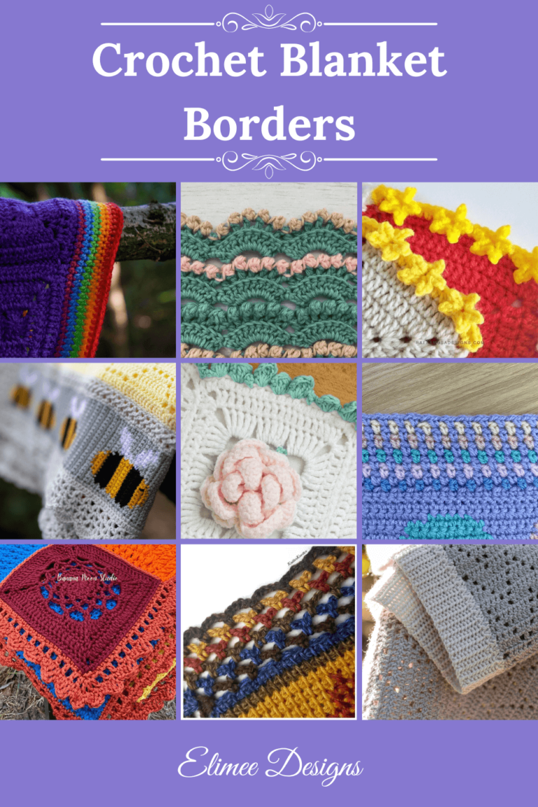 Crochet blanket border ideas.