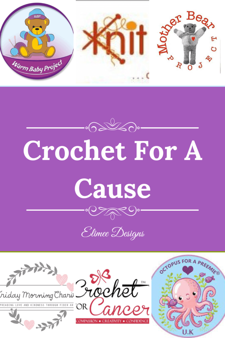 Charity crochet knitting logos