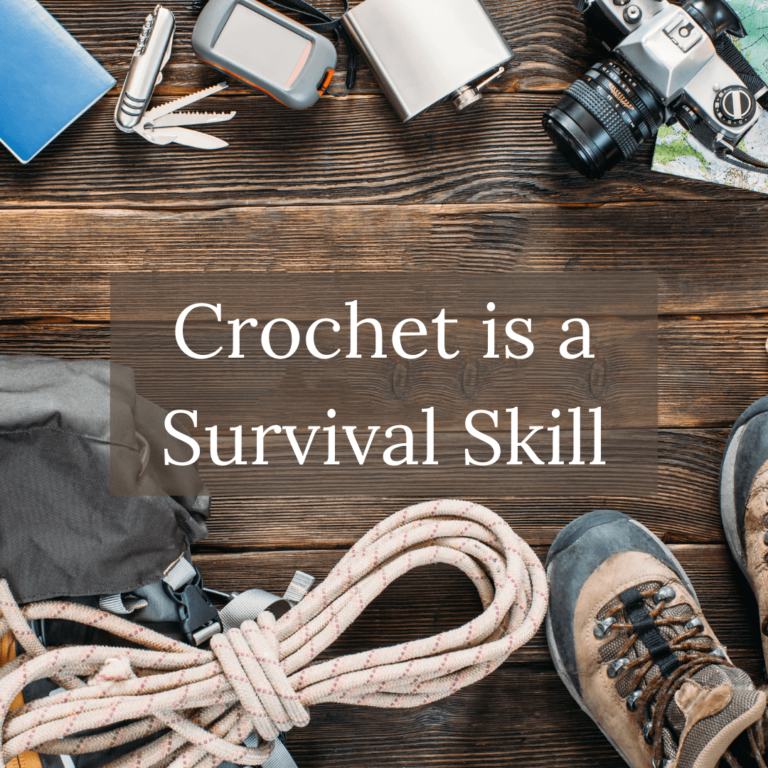Survival gear crochet skill