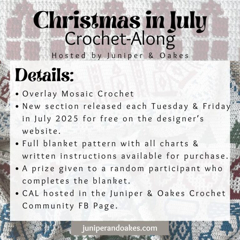 Christmas in July Crochet-Along