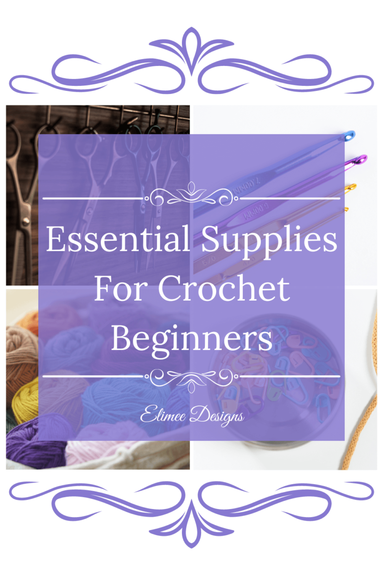 Essential crochet beginner supplies