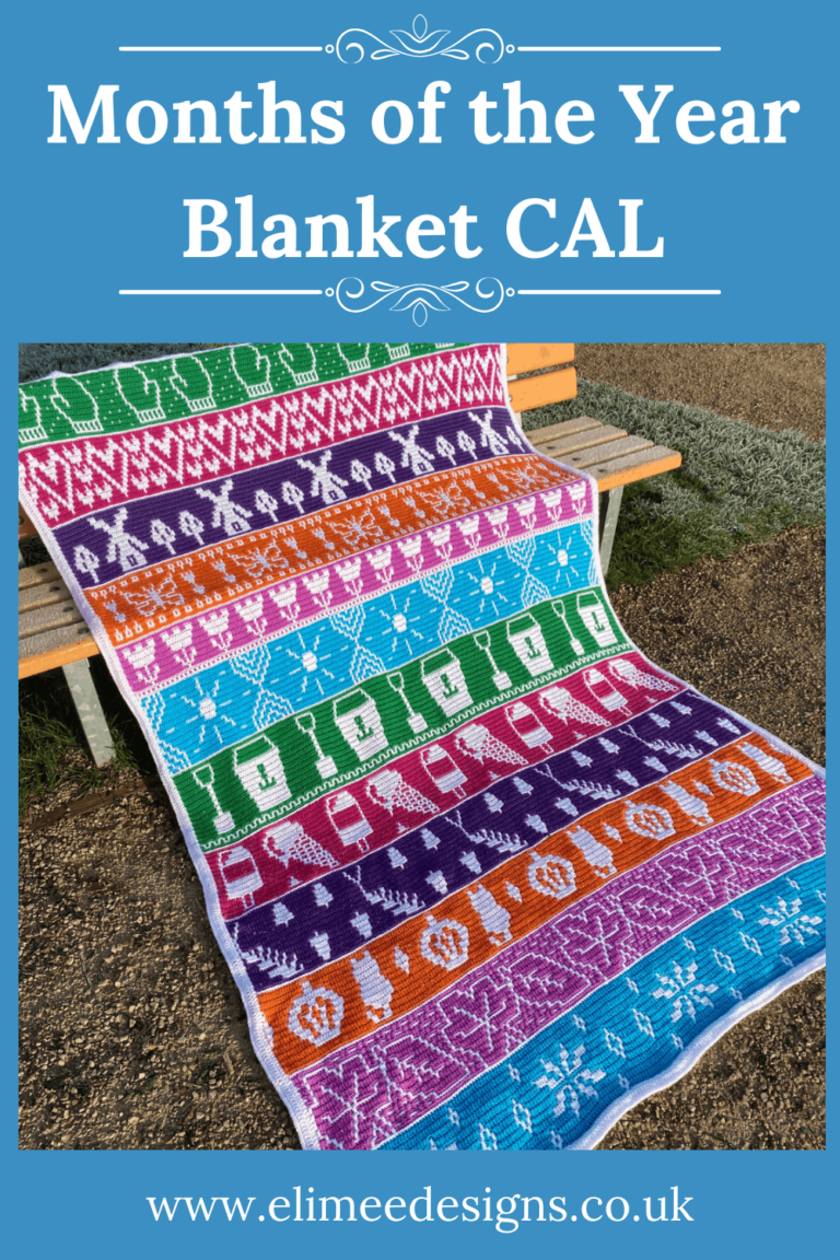 Months of Year Crochet Blanket
