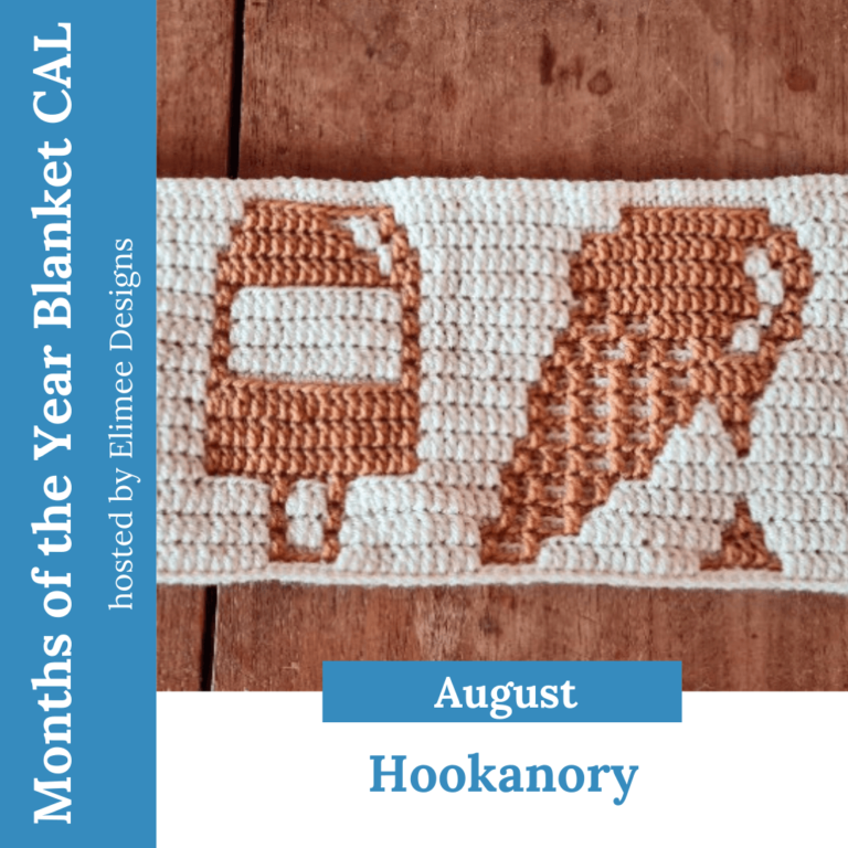 August crochet ice cream panel