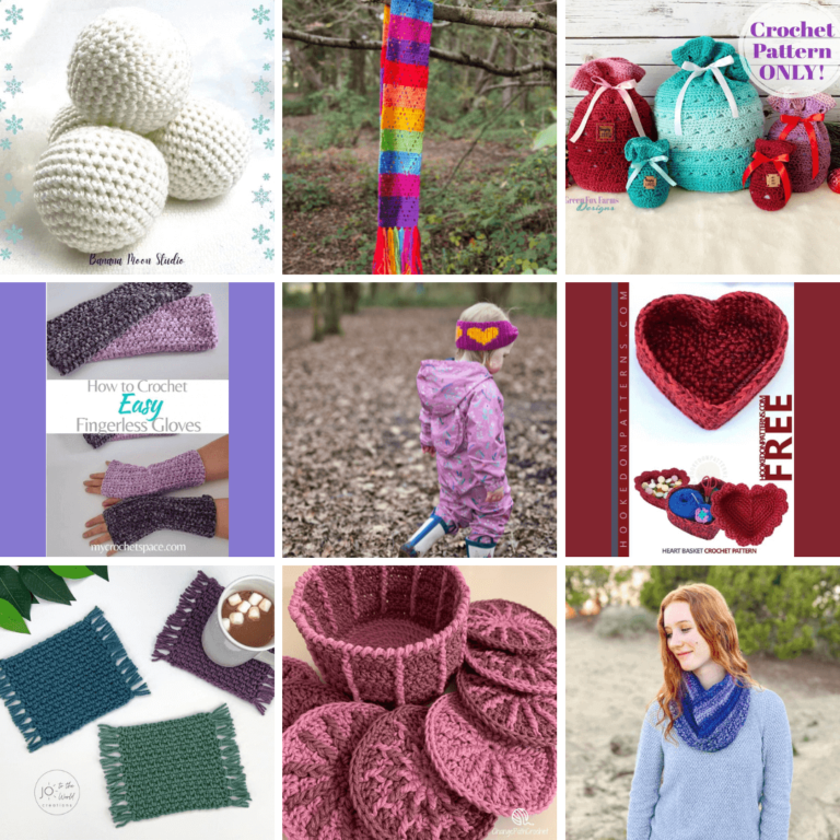 Diverse crochet projects