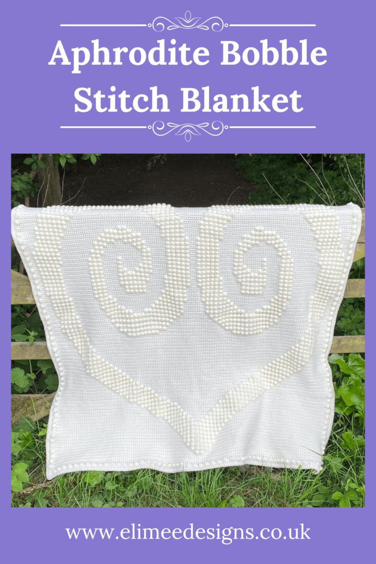 Aphrodite bobble stitch blanket
