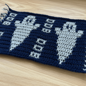 Crochet Halloween ghost Boo pattern