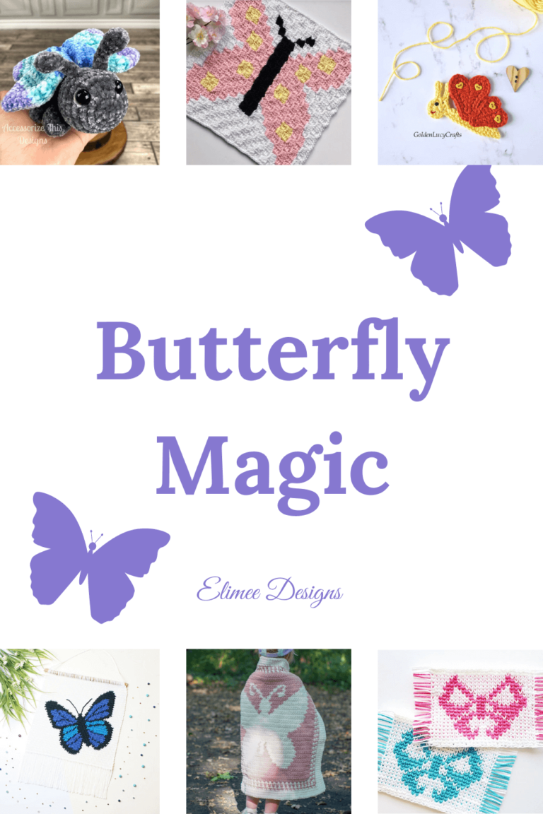 Crochet butterfly magic designs