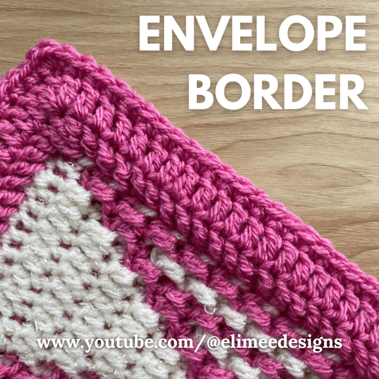 Crocheted envelope border