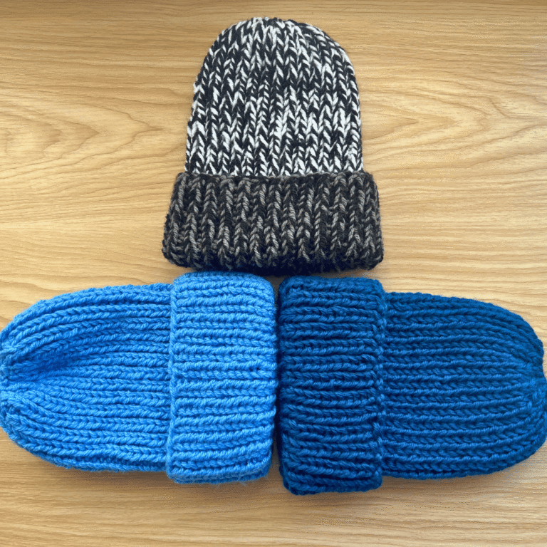 Cozy knitted winter accessories