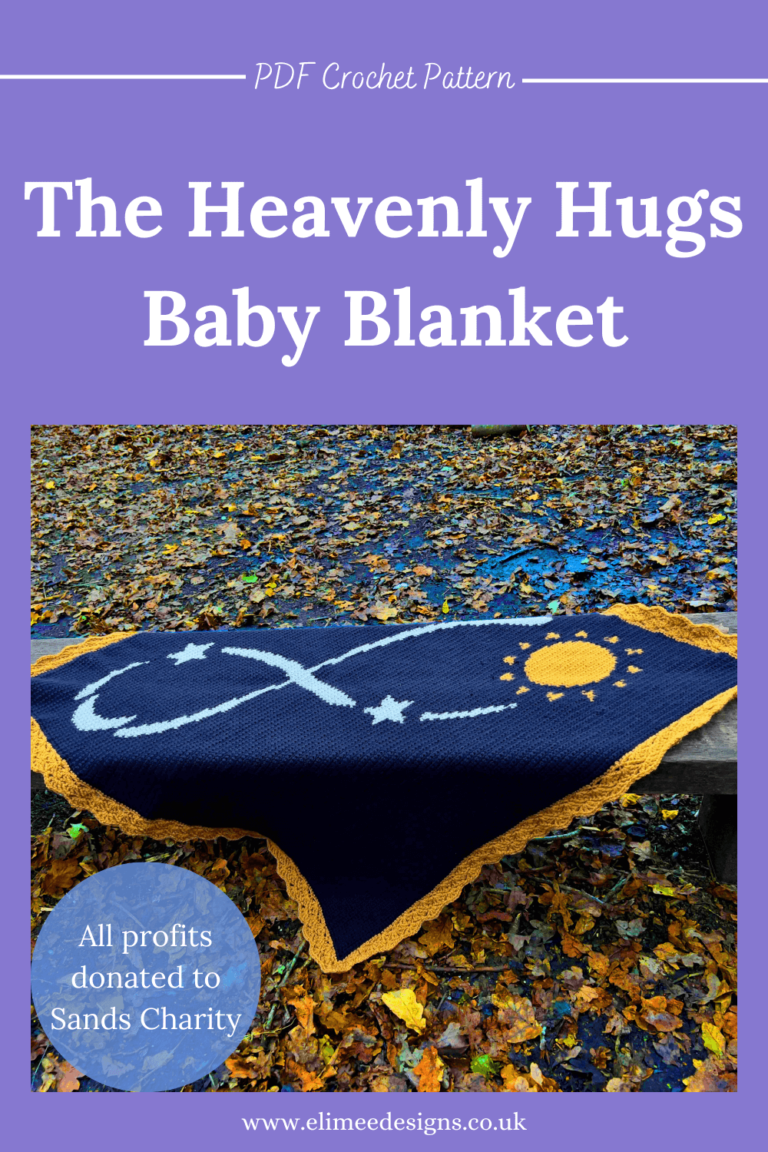 Celestial crochet baby blanket pattern