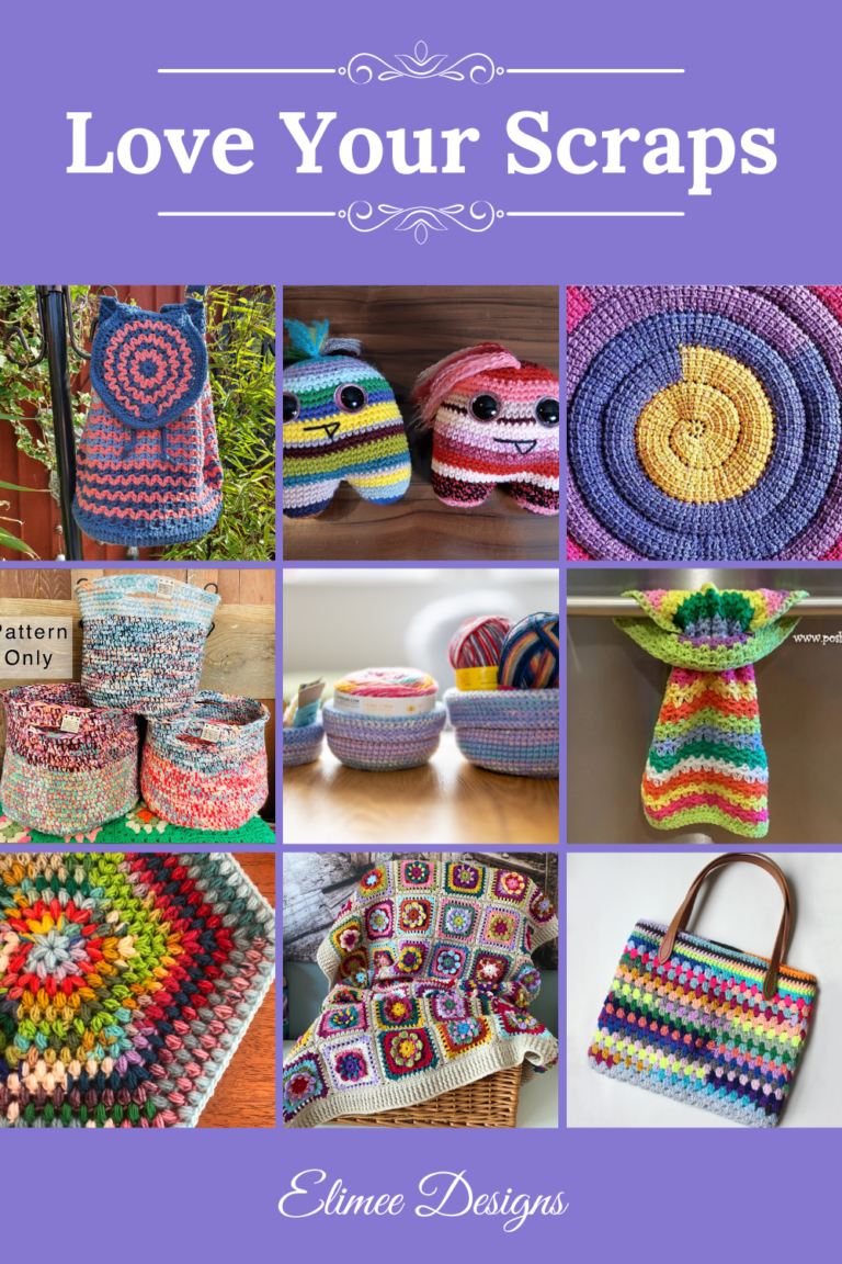 Colorful Crochet Scrap Projects