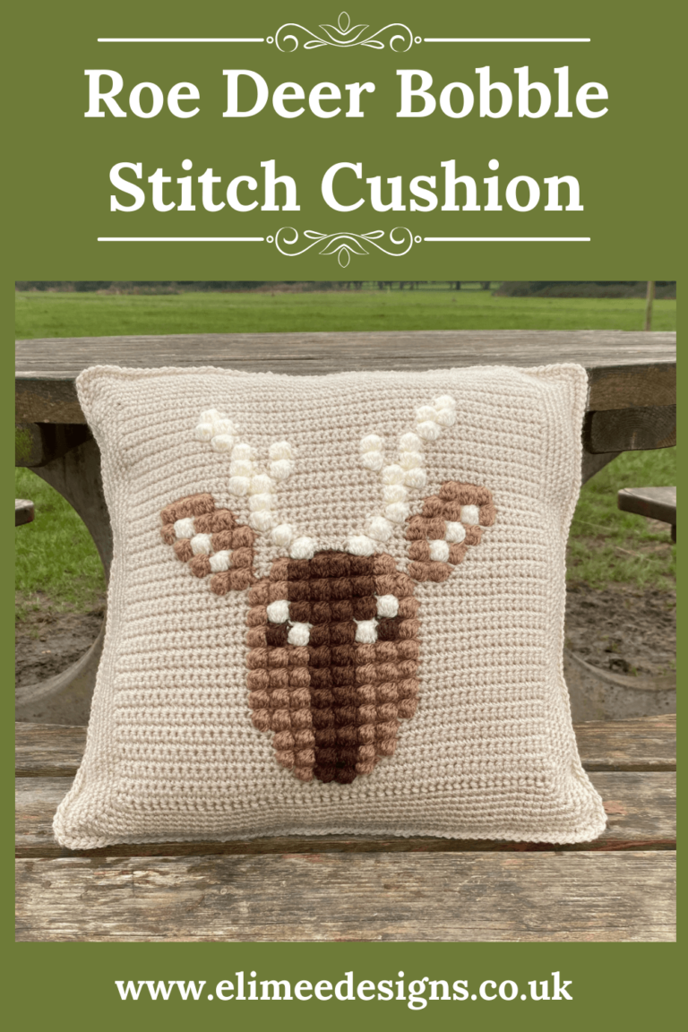 Crochet Roe Deer Cushion