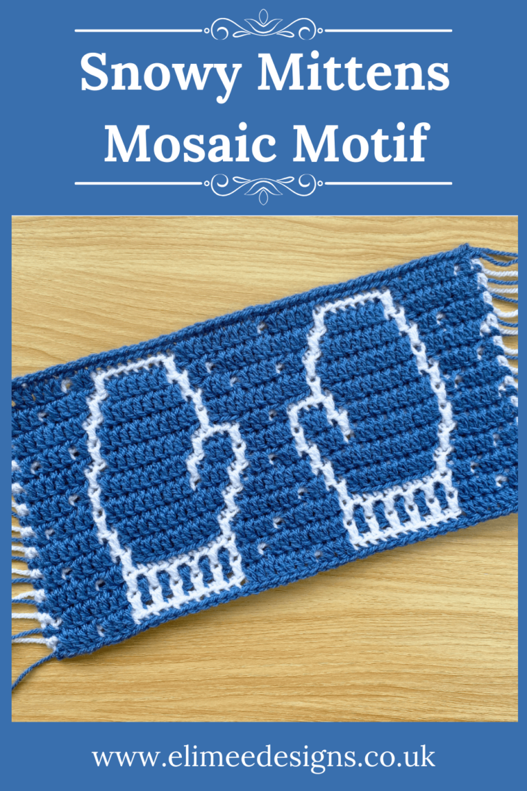 Snowy Mittens Mosaic Motif