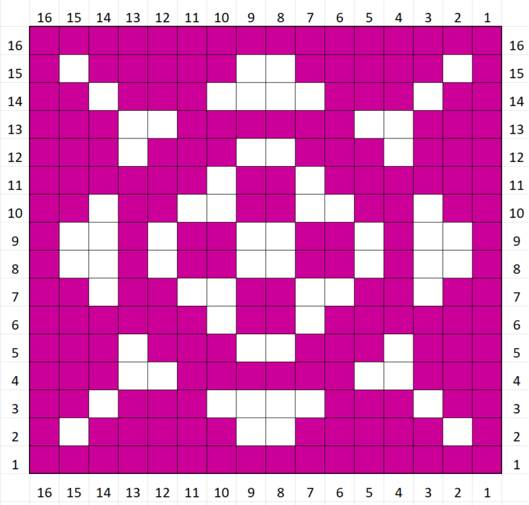 Pixel art Space Invader alien