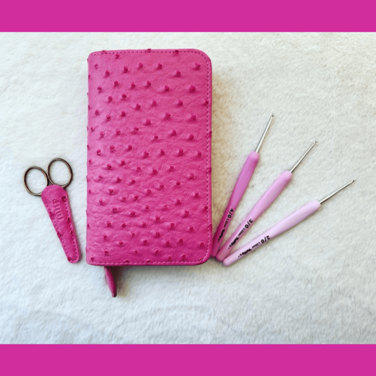 Tulip pink crochet set
